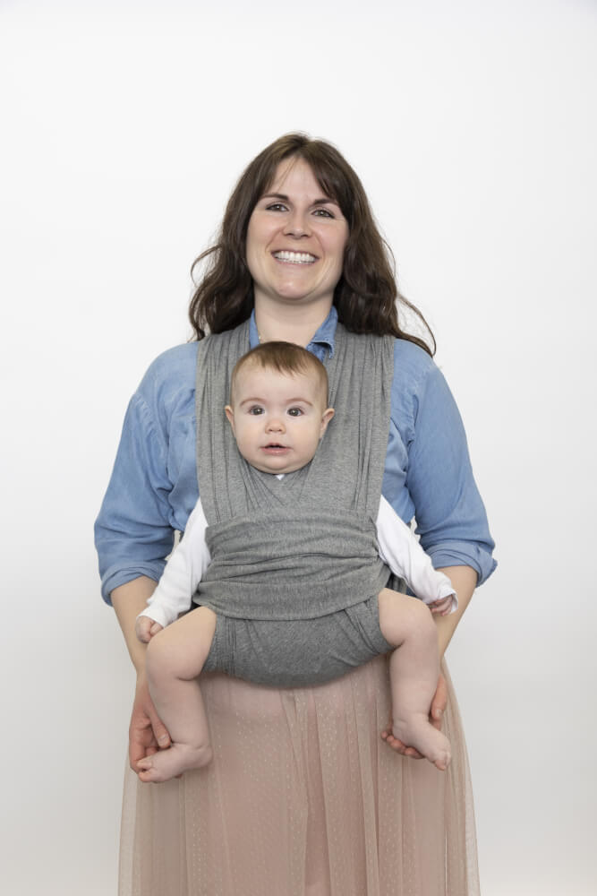 ผ้าอุ้มเด็ก BBLUV - CHIMPAROO - SNUG สีเทา